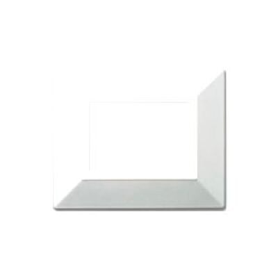 Series 44 - Zama 44 metal plate for 3 places in white ral 9010