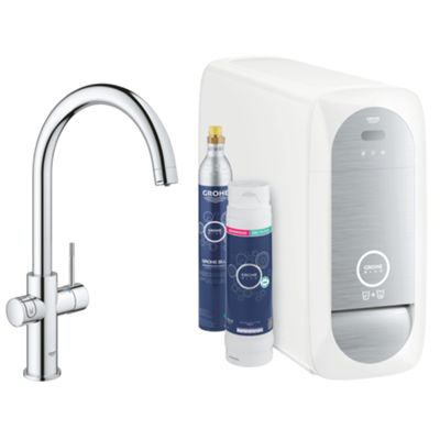 Grohe 30581001 – Kit mitigeur Blue Home avec système de filtration