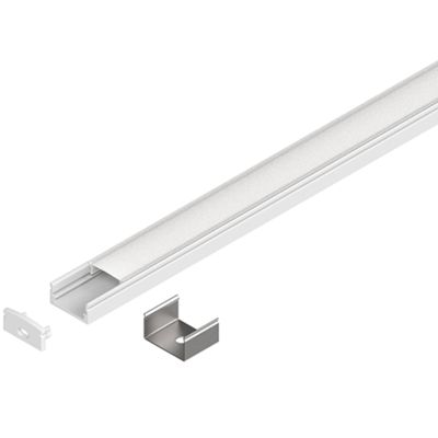 Novalux 15201.01 - PERFILADO H9 perfil blanco y difusor opal