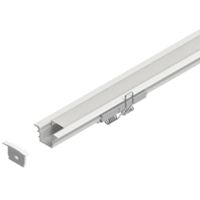 Novalux 105415.01 - Perfil empotrado H12 2m blanco