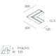 Novalux 1018D1.99 - mini L-16 EVO standard corner profile