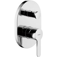 Nobili AB87100 – Mezclador de ducha empotrado con desviador ABC
