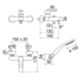 Nobili AB87110 – miscelatore vasca esterno ABC