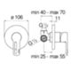 Nobili RD00108 – miscelatore doccia incasso NEW ROAD