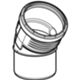 Geberit 390.321.14.1 - Coude 30° 75 mm silencieux-PP