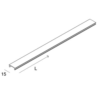 Novalux 1018A3.99 - perfil lineal con difusor PERFILADO