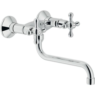 Nobili GRC5003CR – Robinet de lavabo mural GRAZIA