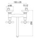 Nobili GRC5003CR – rubinetto lavello a parete GRAZIA