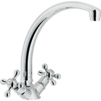 Nobili GRC5117/5CR – Grifo para lavabo con caño alto GRAZIA