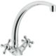Nobili GRC5117/5CR – Grifo para lavabo con caño alto GRAZIA