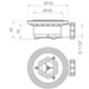 Ercos BRPIL3 - Sifón de ducha d.90 h. 6,2 cm