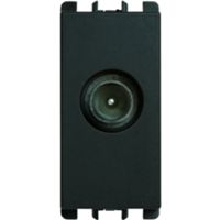 Nea Anthracite - pass-through TV socket