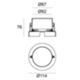 Linea Light 99651 - carcasa exterior para ORMA
