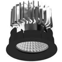 Linea Light 93833W30 - COB44_R Foco empotrable negro de 11 W y 3000 K