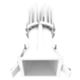 Linea Light 90770W60 - faretto da incasso WARP_Q 10W 3000K bianco