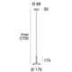 Linea Light 8350 - Lámpara de techo POE_P1 6W 3000K blanco