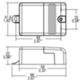 TCI 141132 - Fuente de alimentación LED BULL HPFU de 8 W y 350 mA