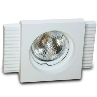 9010 Belfiore 0029-35 - Spot encastrable GU10 en plâtre