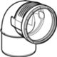 Geberit 390.244.1 - coude 87,5° 50 mm silencieux-PP