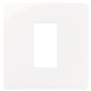 Plana Up - placca in tecnopolimero 1 posto bianco