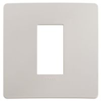 Plana Up - placca in tecnopolimero 1 posto grigio dolomite