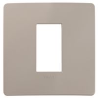 Plana Up - placca in tecnopolimero 1 posto tortora