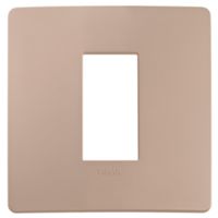 Plana Up - placca in tecnopolimero 1 posto terracotta