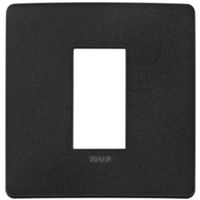 Plana Up - placca in tecnopolimero 1 posto nero