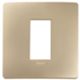 Plana Up - placca in tecnopolimero 1 posto champagne