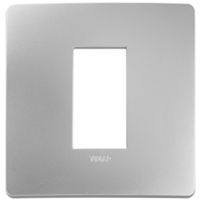 Plana Up - placca in tecnopolimero 1 posto argento