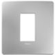 Plana Up - placca in tecnopolimero 1 posto argento