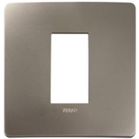 Plana Up - placca in tecnopolimero 1 posto titanio