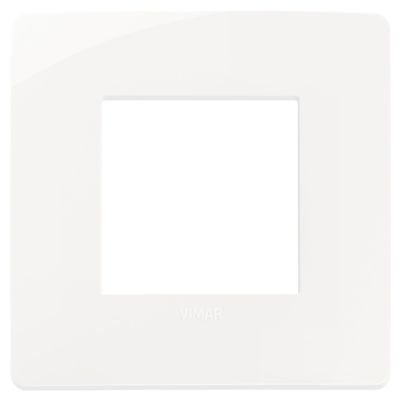Plana Up - Silla de tecnopolímero blanco de 2 plazas