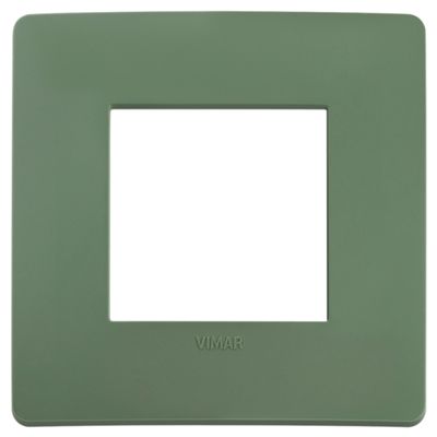 Plana Up - placca in tecnopolimero 2 posti salvia