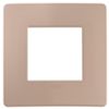 Plana Up - placca in tecnopolimero 2 posti terracotta