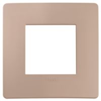 Plana Up - 2-seater technopolymer plate in terracotta