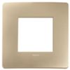 Plana Up - placca in tecnopolimero 2 posti champagne
