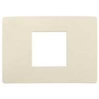Plana Up - ivory 2-seater central technopolymer plate