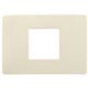 Plana Up - ivory 2-seater central technopolymer plate