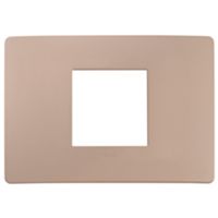 Plana Up - Plato central de tecnopolímero de 2 plazas en terracota