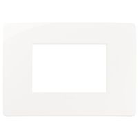 Plana Up - Silla de tecnopolímero blanco de 3 plazas