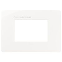 Plana Up - 3-seater white antibacterial technopolymer plate