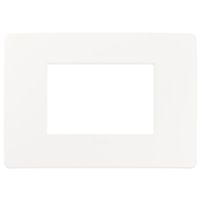 Plana Up - Silla de tecnopolímero de 3 plazas en blanco mate
