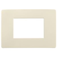 Plana Up - 3-seater ivory technopolymer plate