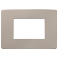 Plana Up - Silla de tecnopolímero de 3 plazas en gris tórtola