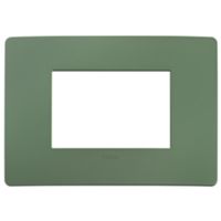Plana Up - placca in tecnopolimero 3 posti salvia