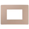 Plana Up - placca in tecnopolimero 3 posti terracotta