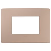 Plana Up - 3-seater technopolymer plate in terracotta