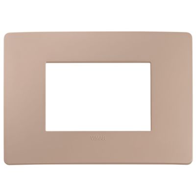 Plana Up - placca in tecnopolimero 3 posti terracotta