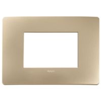 Plana Up - 3-seater technopolymer plate, champagne